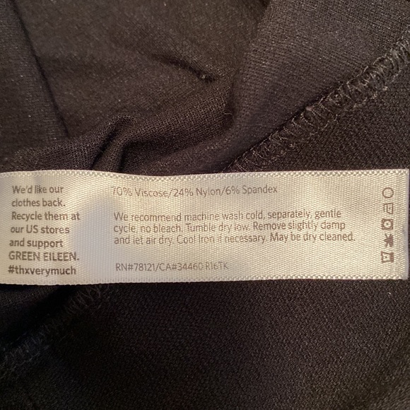 Eileen Fisher Black Leggings - Size XS - Picture 6 of 10